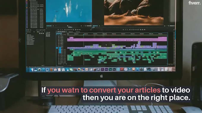 convert the article to video