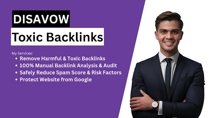 remove bad backlinks and disavow file