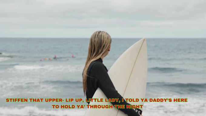 create animated and live action lyric video music video for your song
