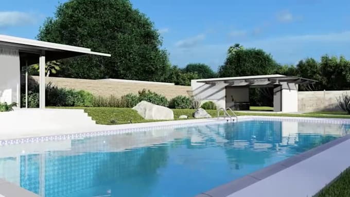 do architectural interior and exterior 3d renderings