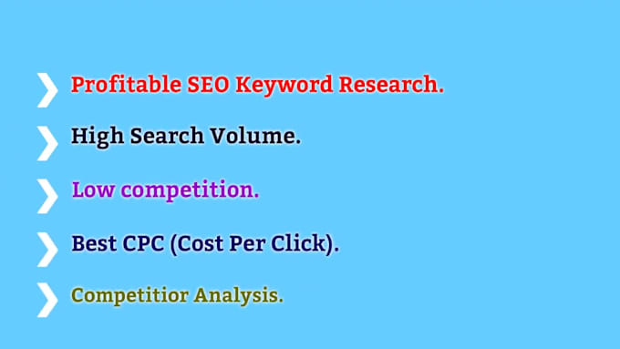 do low competitive and high search volume keywords research