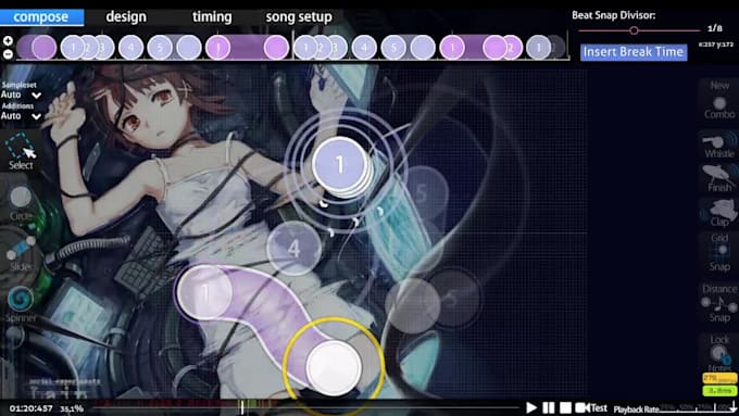 Make you an awesome osu beatmap with hitsounds by Vae_commisions | Fiverr