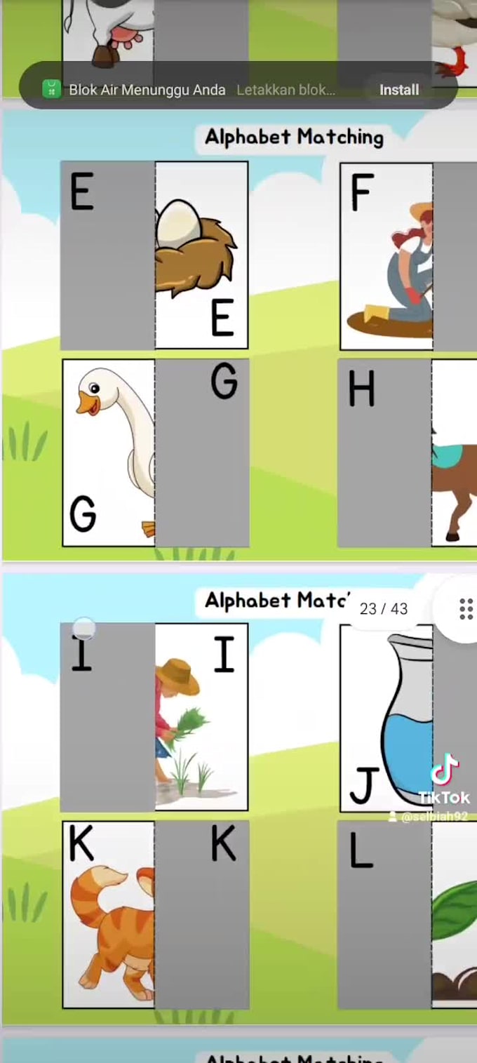 design an editable farm busy book for preschool kids