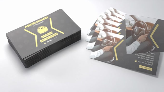 create unique and professional business card designs