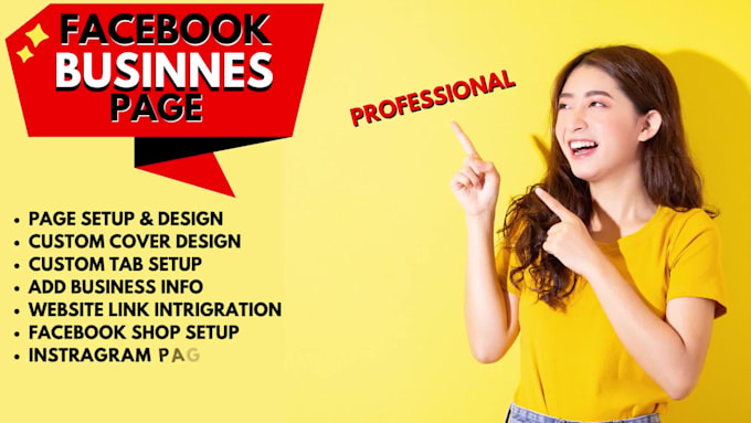 do facebook business page creation and setup professionally