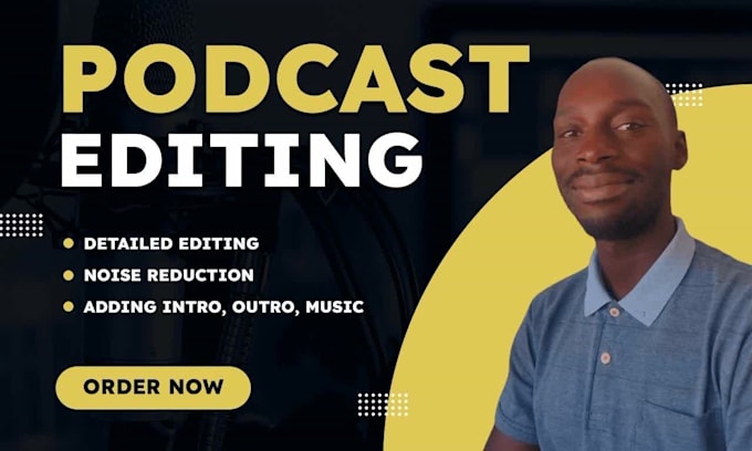 edit your podcast audio, remove background noise mixing