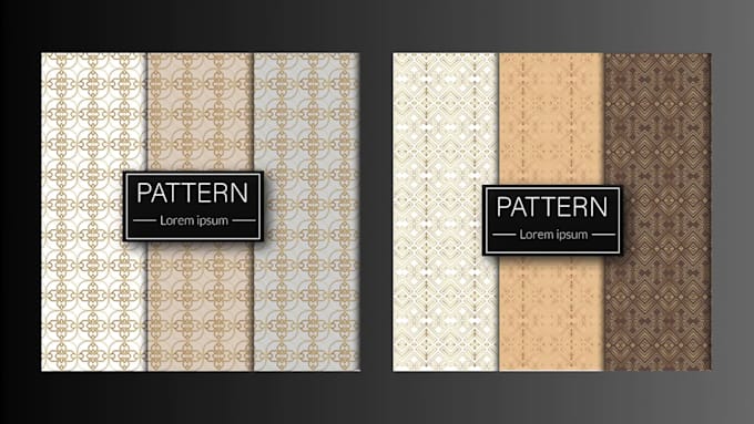 create a unique seamless pattern design