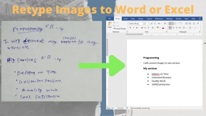 convert-scanned-images-handwriting-pdf-to-excel-word-by-typist