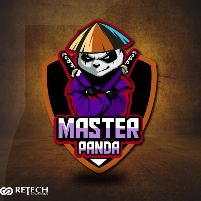 design a professional mascot logo for brand or stream
