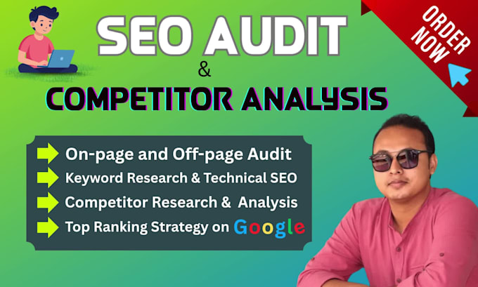 seo audit and competitor analysis with action plan
