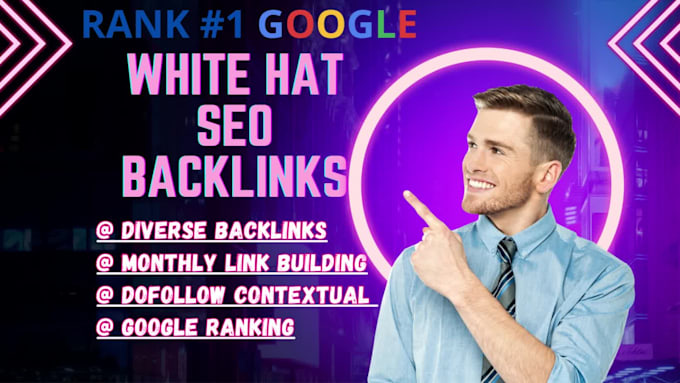seo backlinks with high da link building service for google ranking