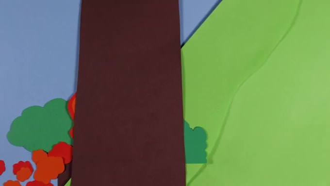 stop motion animation paper cutout collage animation after effect ads promotion