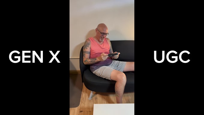 be your gen x ugc creator