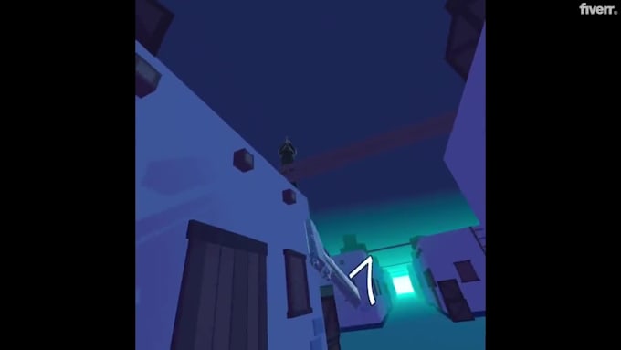 develop VR games, chat room and application in unity