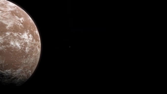 make cinematic 3d space animation