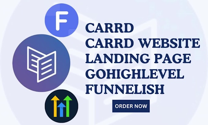 create landing page using carrd, gohighlevel, funnelish and carrd website