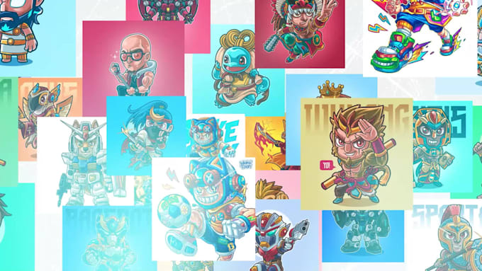 create your own custom chibi character design