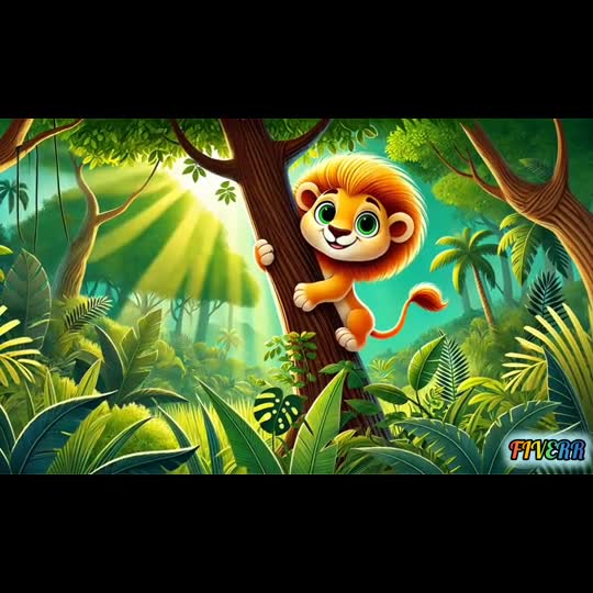 create ai kids learning video, rhyme, nursery song and story for youtube channel