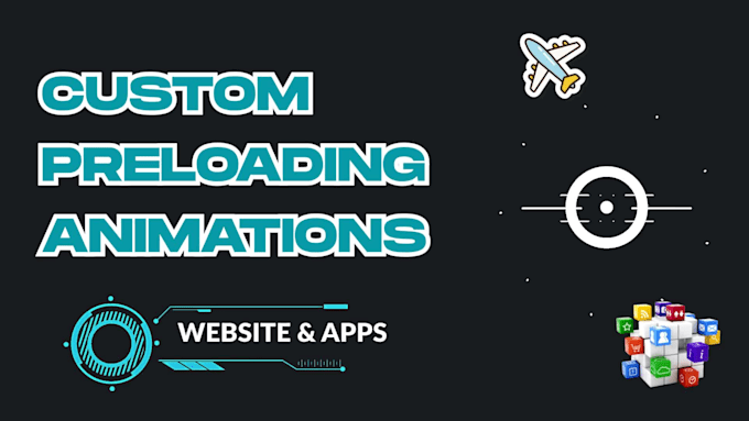 design custom preloader animation for websites or apps