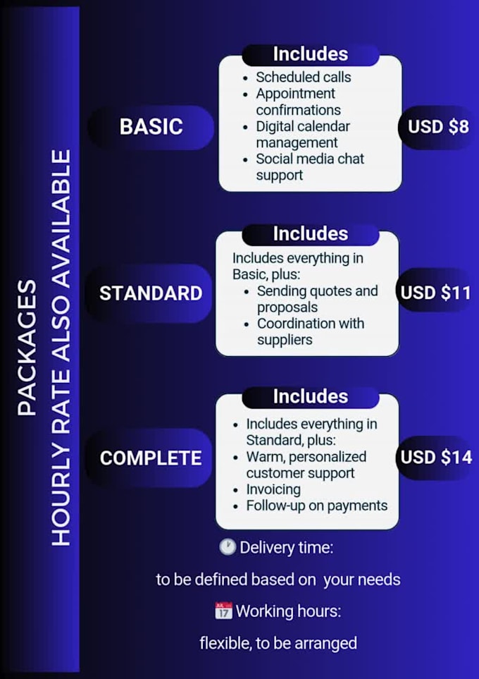 virtual assistant for admin and client care