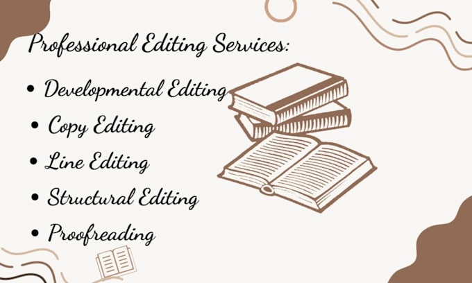 line structural copy edit your book