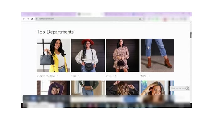 Design a glamorous shopify clothing store clothing dropshipping shopify ...