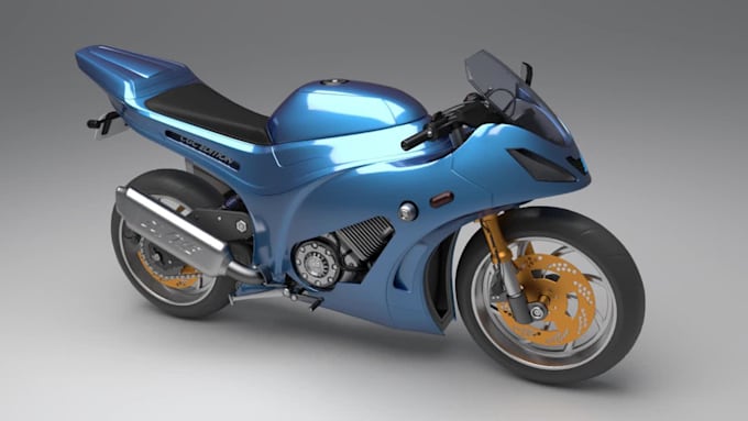 make any 3d model product in blender