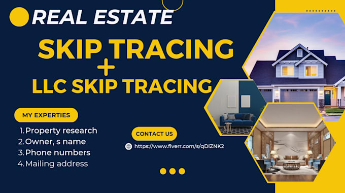 do bulk skip tracing, llc skip tracing  for real estate leads