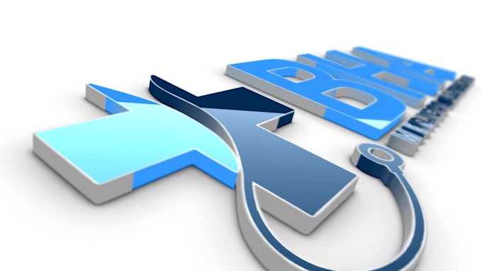 create a 3d logo animation