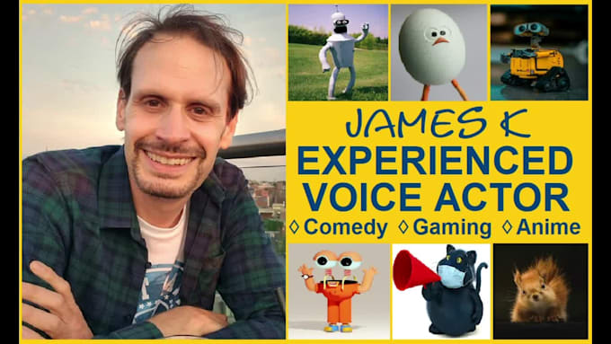 provide your animation gaming male voice over