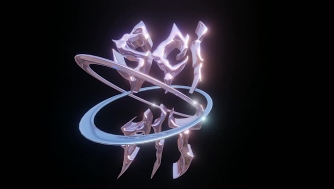 make 3d typography for you