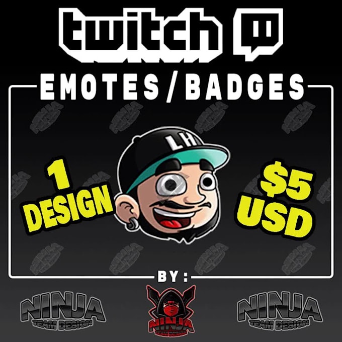 create emotes and badges for twitch