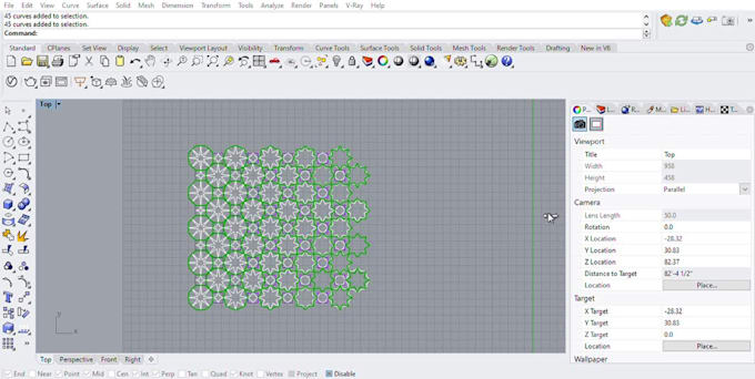 create parametric  exterior and surfaces in rhinoceros