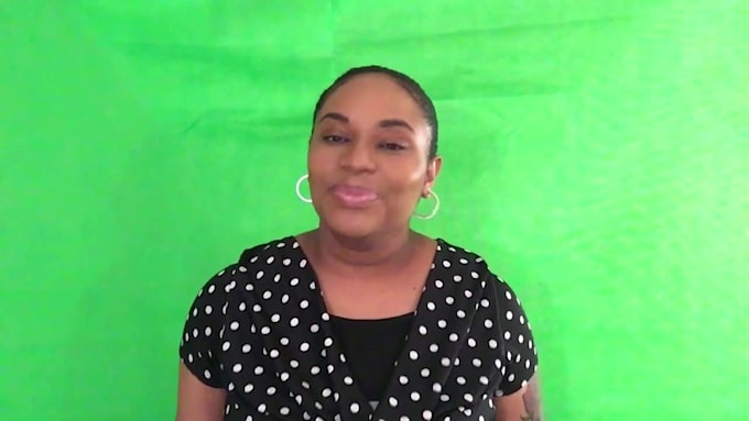 record a green screen video for you