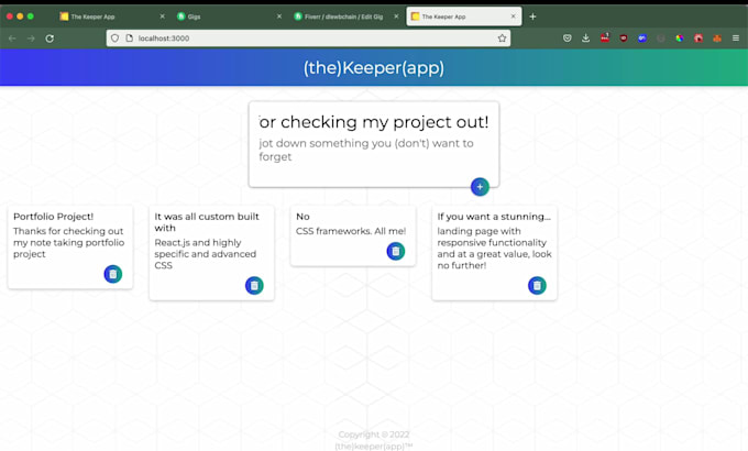 build you featherweight, fast, and responsive app with react