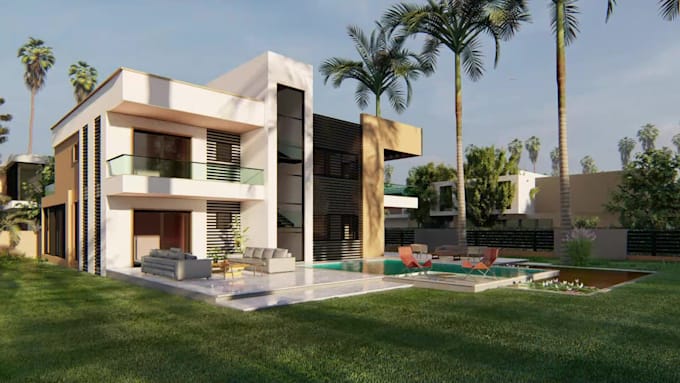 do realistic architectural animation and rendering in lumion