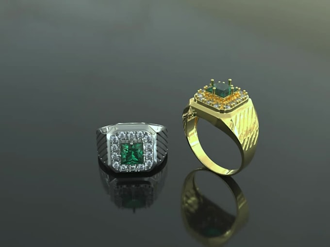 do customize jewelry 3d design