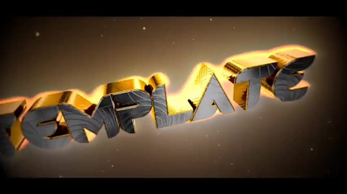 make video intro from text for Youtube in 2D and 3D