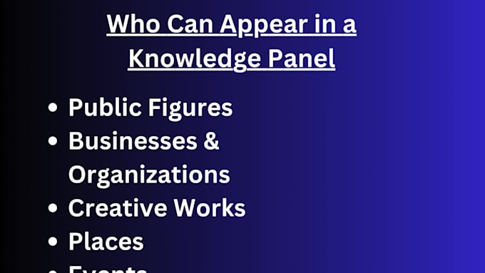 Make a perfect and verified google knowledge panel, knowledge graph by ...