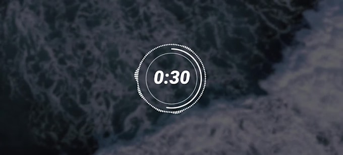create a trendy countdown timer for you