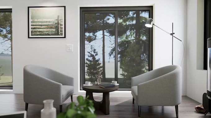 modern home staging 3d video render,virtual renovation,3d interior visualization