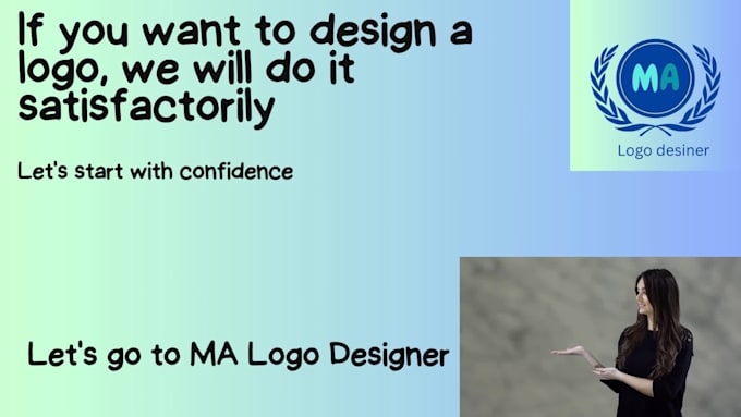 create logo and office background