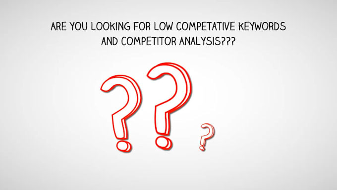 do SEO keyword research and competitor analysis