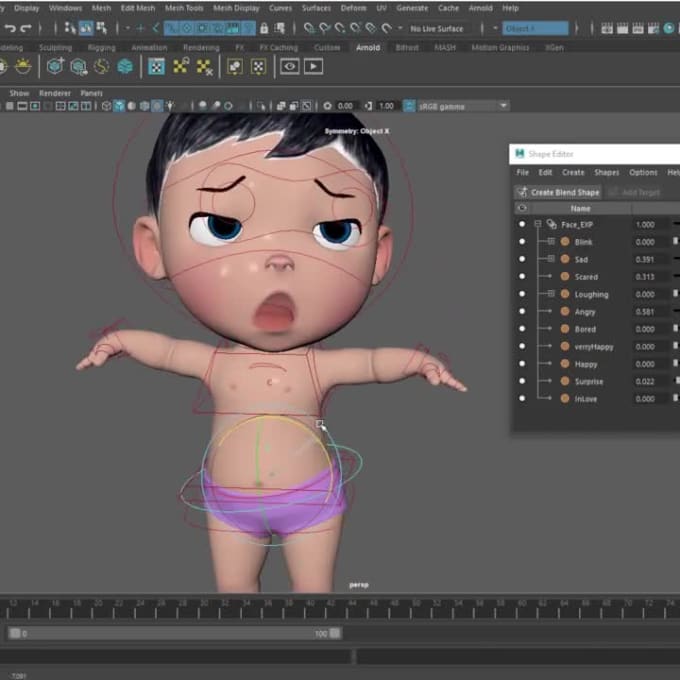 Do model, rig, animate character using autodesk maya by Bashar000 | Fiverr
