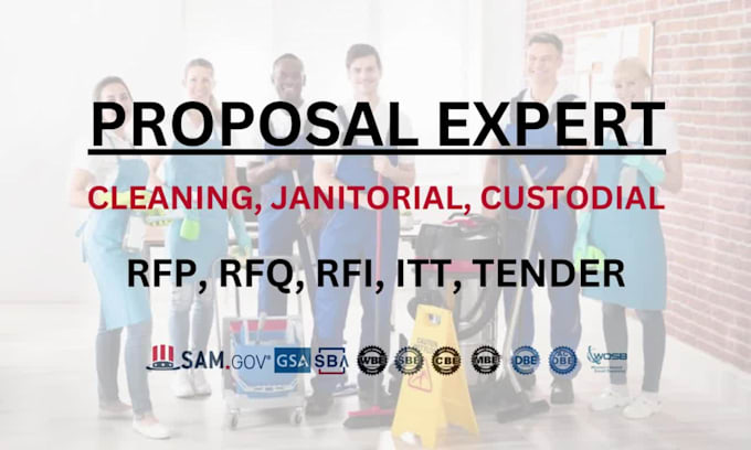 craft your janitorial and cleaning rfp, bid proposal