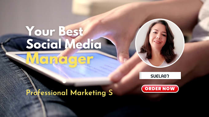 be your social media marketing manager and content creator
