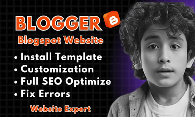 install and customize your blogspot website with SEO optimized template