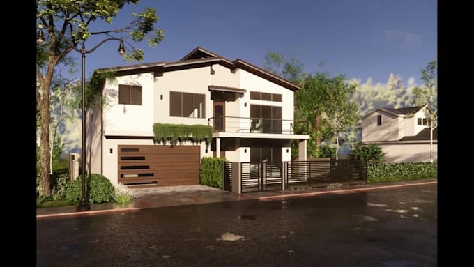 create photorealistic architectural exterior 3d renderings for you