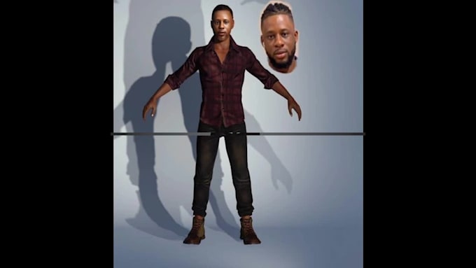 Create realistic 3d character modeling of yourself by Queen3d | Fiverr