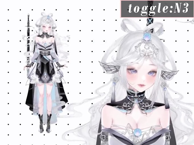 draw live2d vtuber model 3d vtuber model 2d vtuber rigging anime nsfw model
